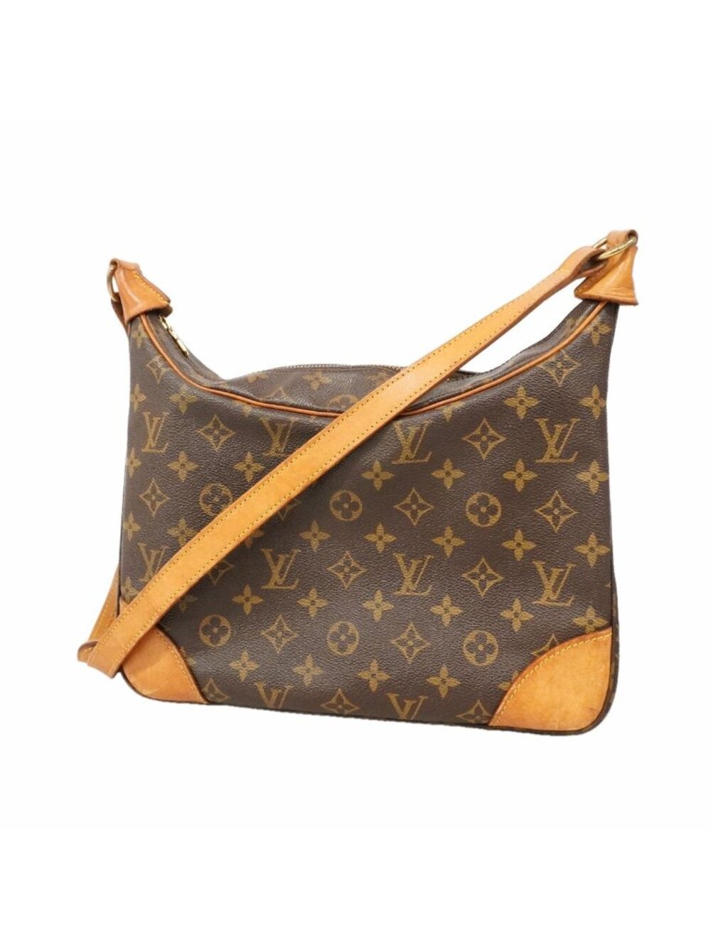 Louis Vuitton Shoulder Bag Monogram Boulogne 30 Brown